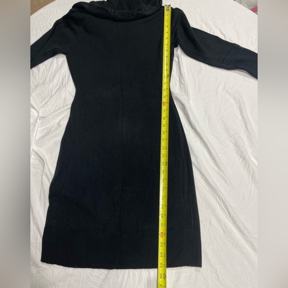 Connected Apparel Black cowl neck sweater dress women’s size S - Picture 10 of 13